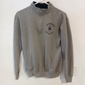 Colosseum Gray Zip-Up Sweater Size Small